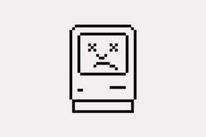Apple's classic "Sad Mac" sums up a lot of current web content